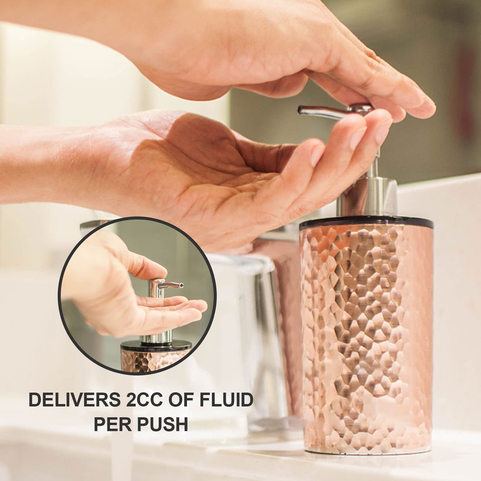 2 Packs Soap Dispenser Pump Replacement For Glass Bottle Stainless Steel Rust Proof Lotion Pump For Kitchen Bathroom Accessories